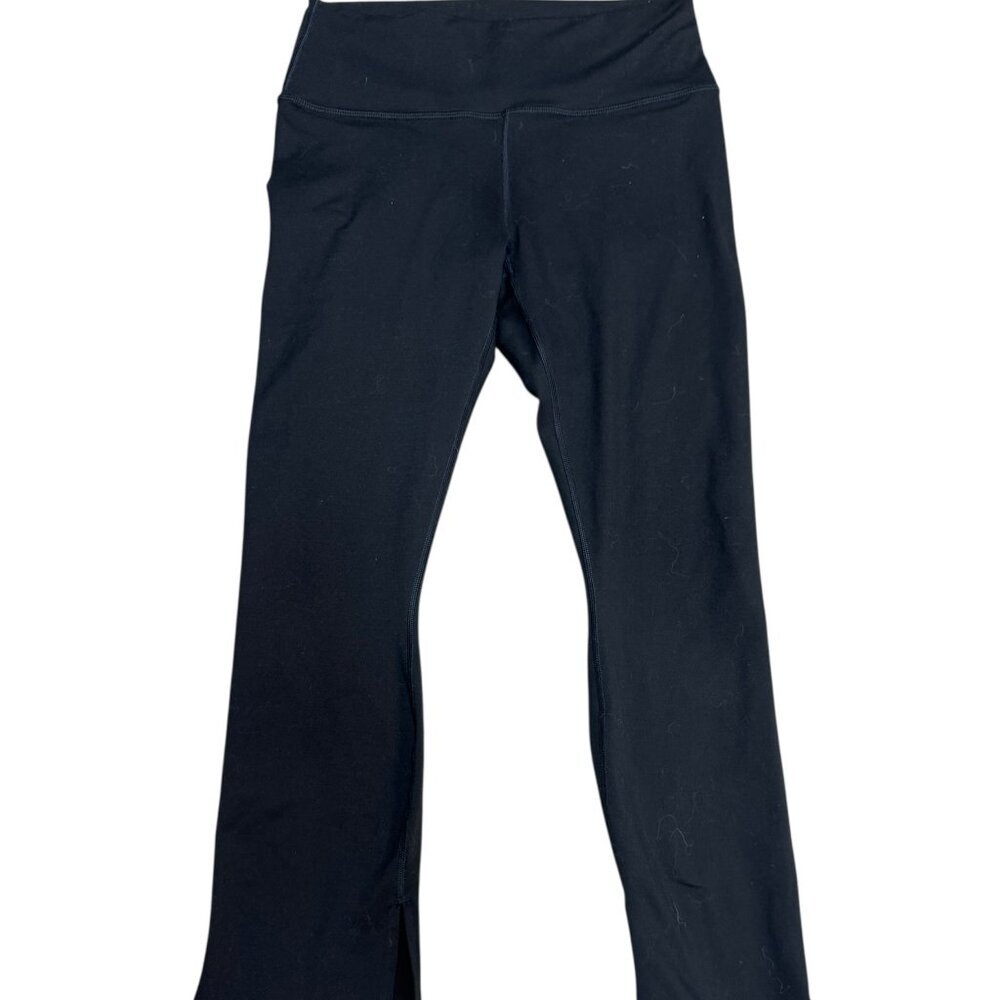 Fabletics PowerHold Black Bootcut Yoga Pants See Measurements - VGUC
